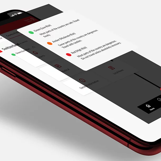 Phone showing the Response24 App