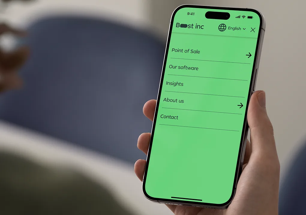 Boost Inc mobile display