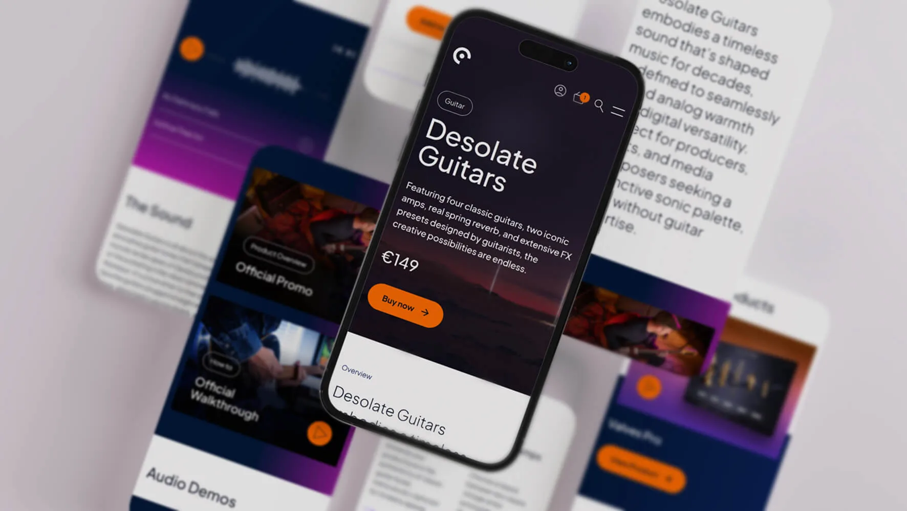 Devices showing e-instruments Website