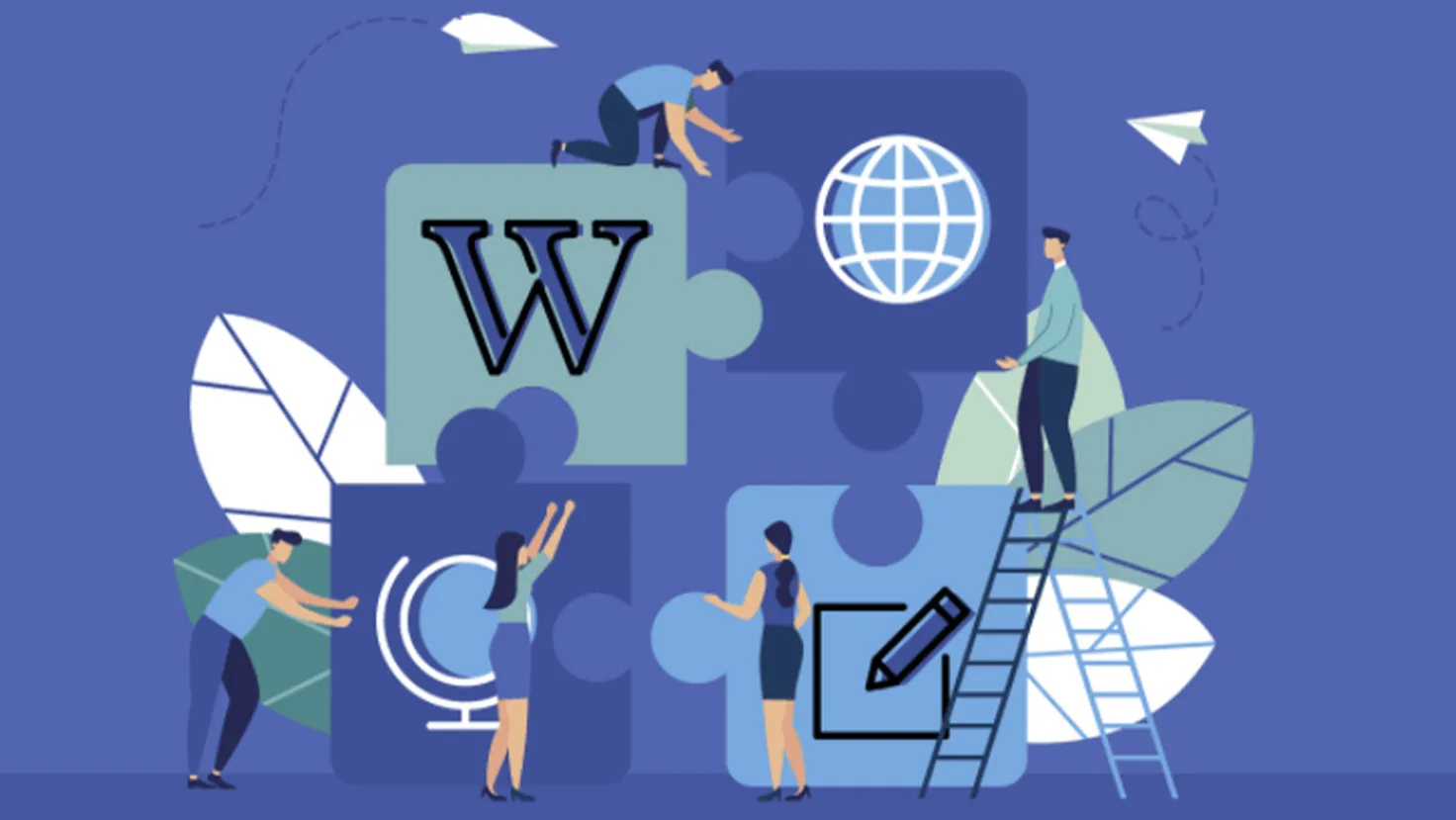 Wiki puzzle various icons